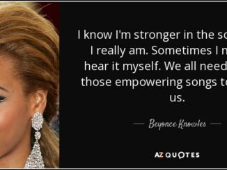 Beyoncè - I’m Stronger